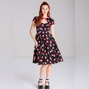Hell Bunny confetti heart swing dress